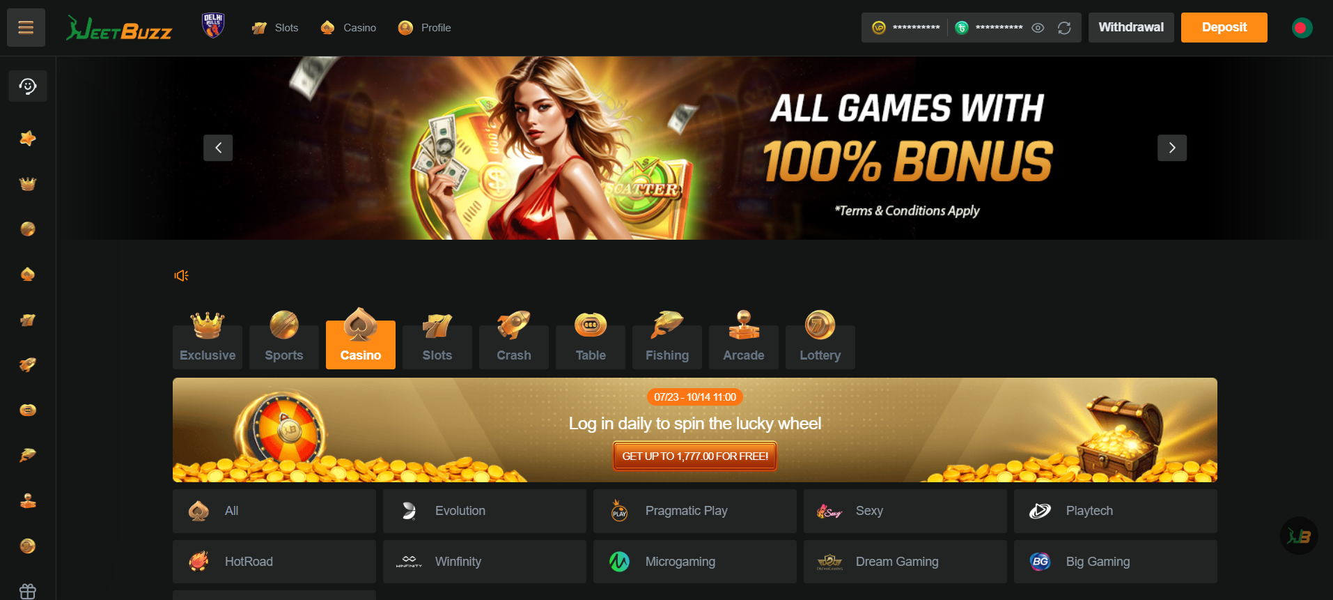 New member registration at JeetBuzz Bangladesh with welcome bonus