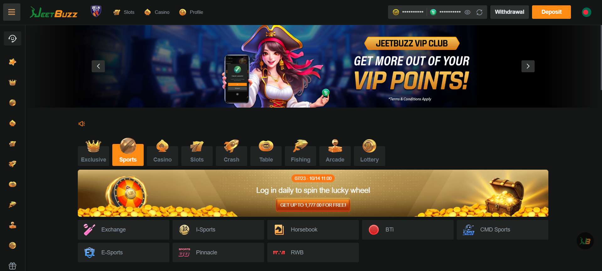 Official JeetBuzz Bangladesh homepage for sports and casino players