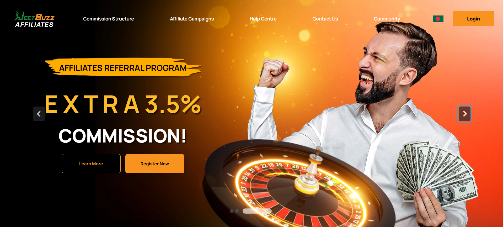 Trusted online partner program by JeetBuzz Bangladesh for affiliates